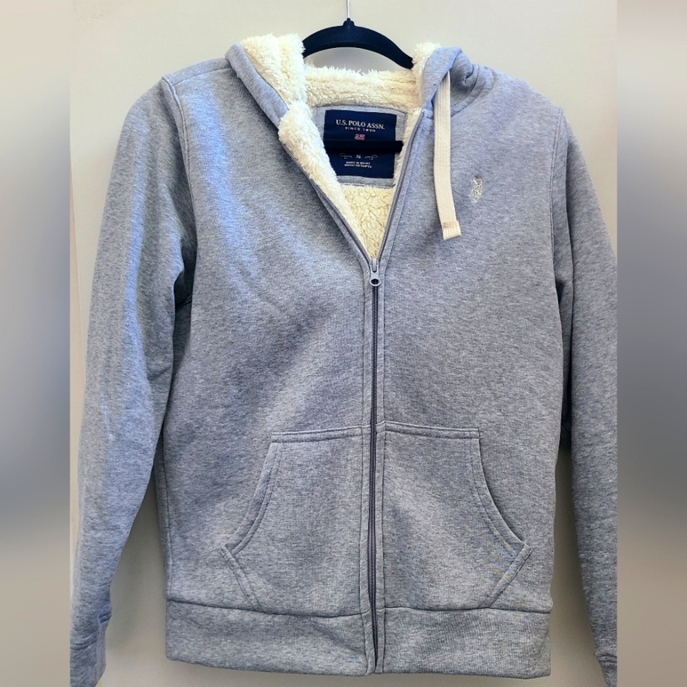 Polo Sherpa-lined Zip Up Hoodie